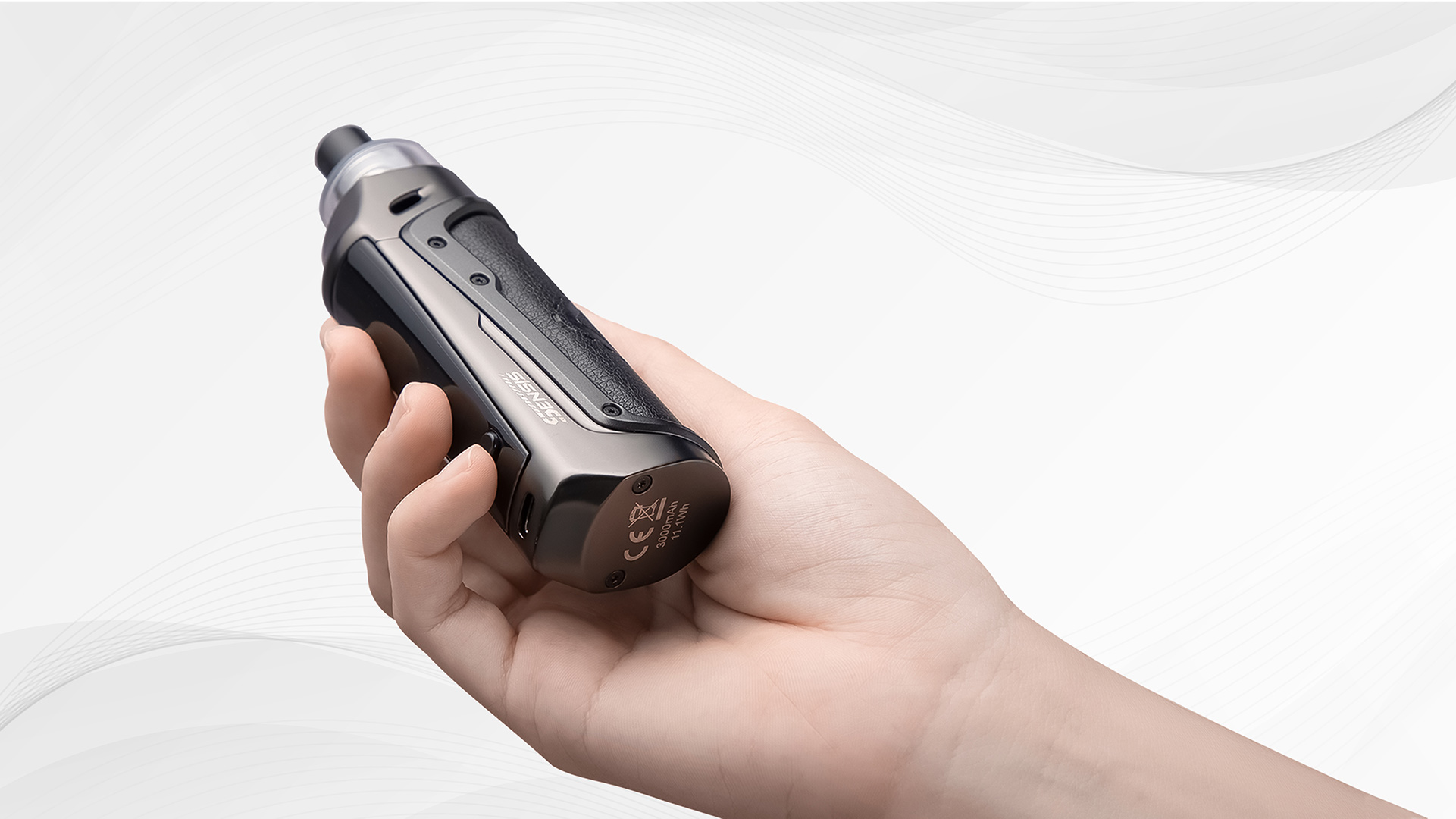 Das detaillierte Design der Innokin Sensis optimiert das Benutzererlebnis und die Akkulaufzeit.