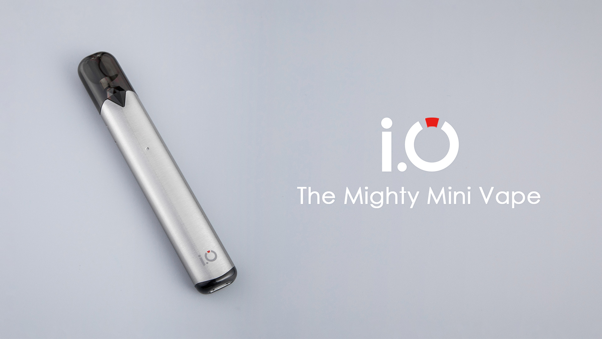 Ein kompaktes I.O Vape-Gerät, das das gleiche Pod-System verwendet und ein Beispiel für die Innovation in modernen kleinen Vape-Designs ist.