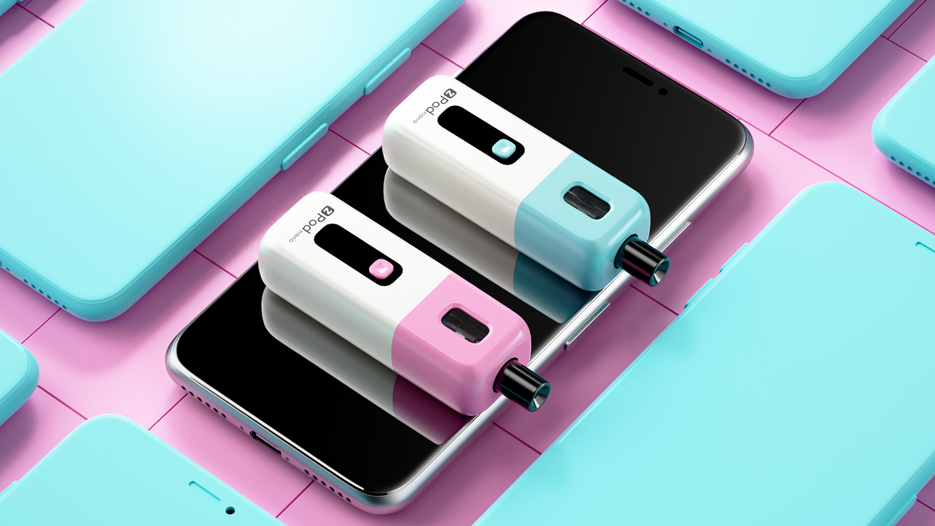 Innokin Z Pod Nano Vape-Gerät auf Smartphones