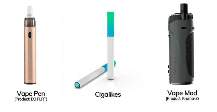 Vape Pen vs. Zigalikes vs. Vape Mod
