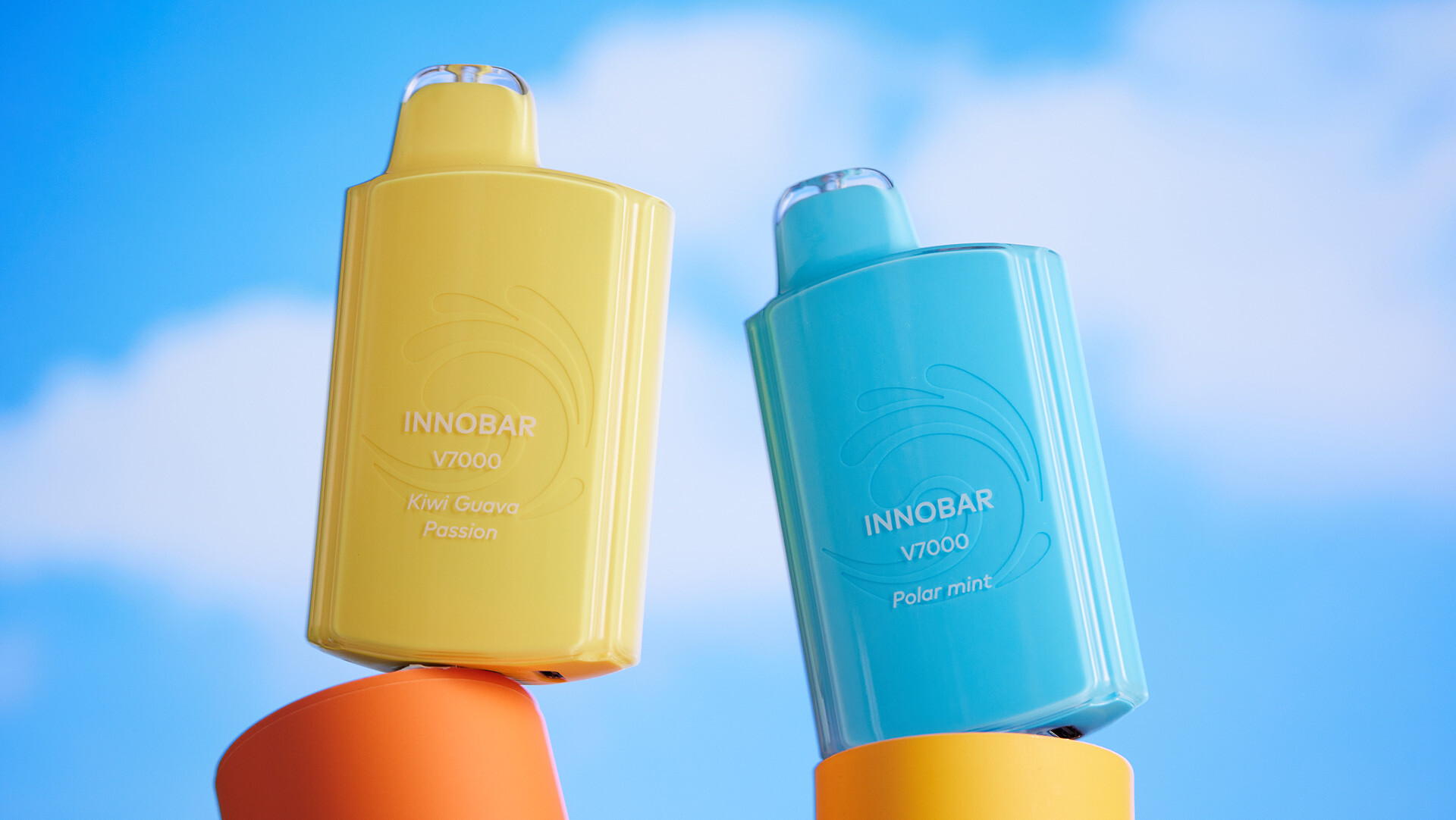 Innokin INNOBAR V7000 in Kiwi Guava Passion und Polar mint nach Ihrem Geschmack