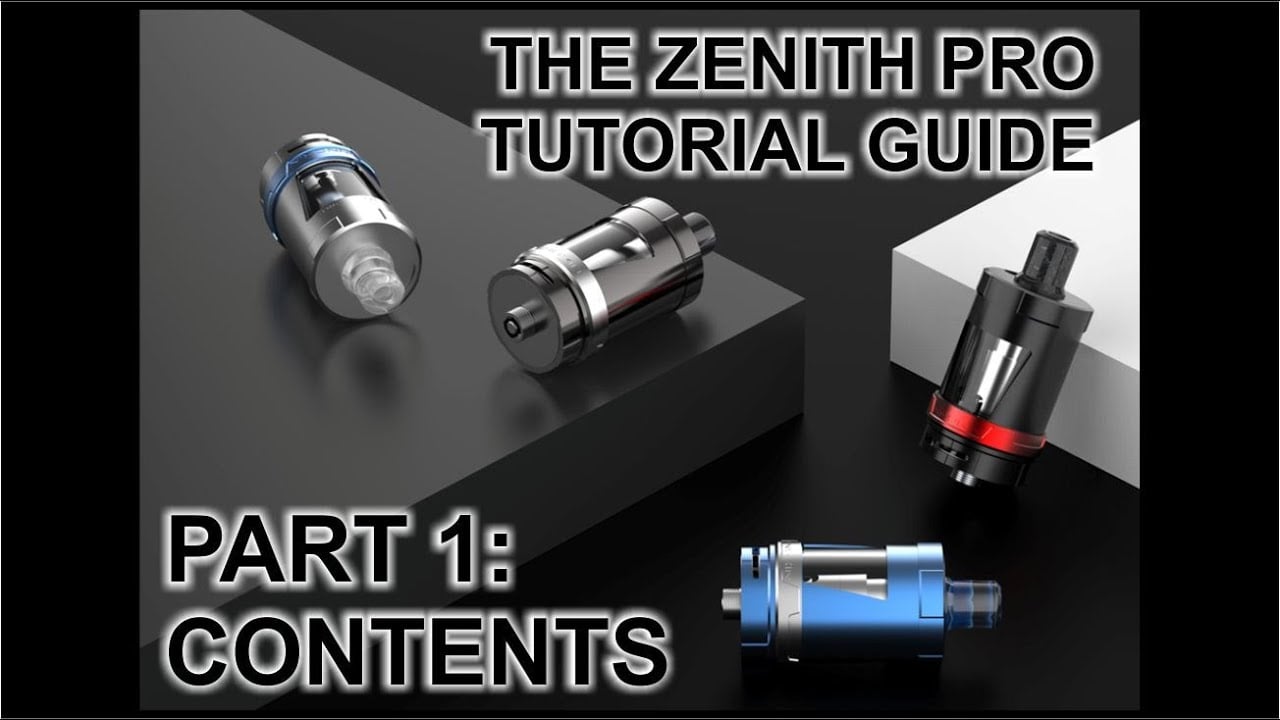 Der Innokin/Platform Zenith Pro Tutorial Guide - Teil 1: Inhalt