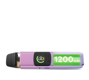 1200mAh Akku für längeres Dampfen