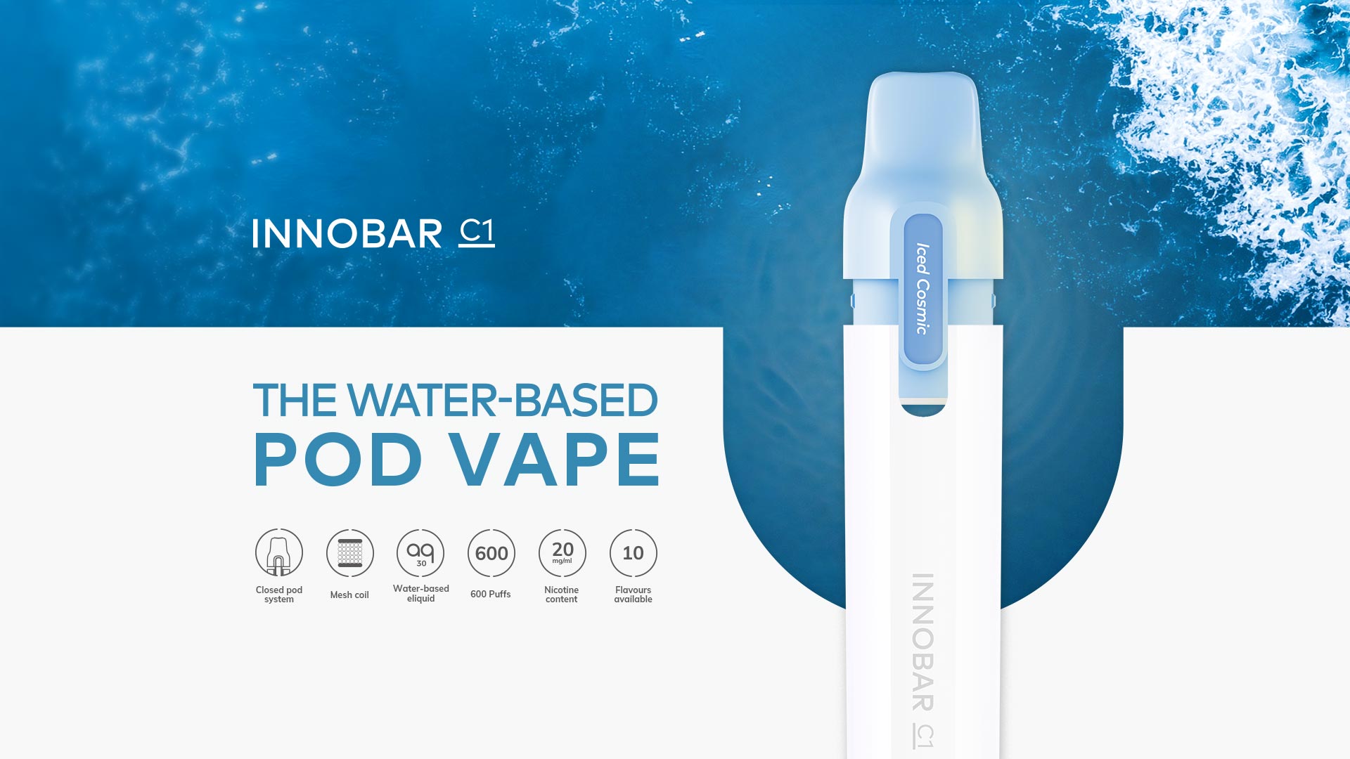 Innokin bringt den weltweit ersten wasserbasierten Pod Vape auf den Markt