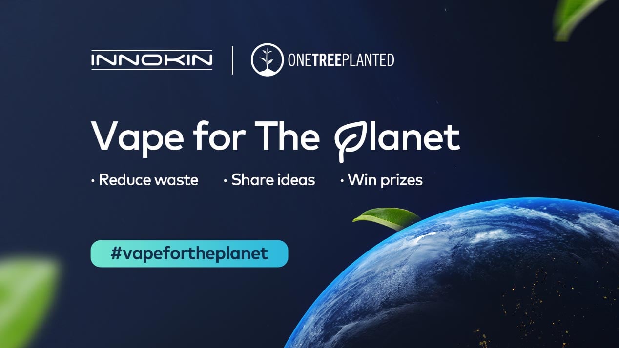 INNOKIN fördert nachhaltiges Dampfen mit dem Start der Kampagne 'Vape For The Planet'.